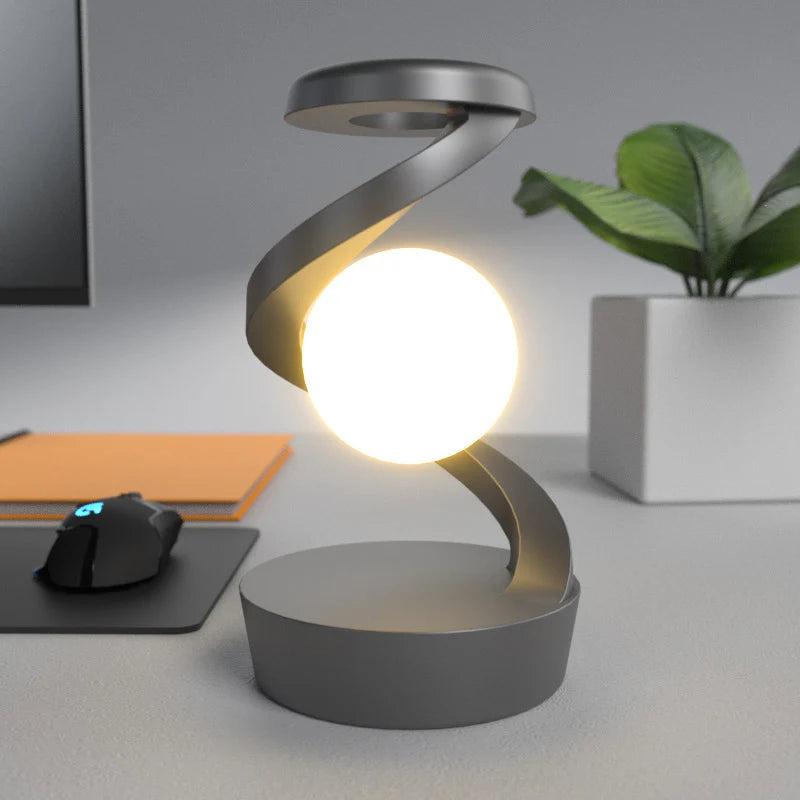 Revolutionize Your Desk with Rotating Moon Lamp