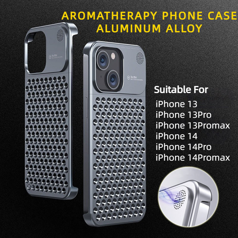 Aluminum Alloy Phone Case For 14 13 Pro Max Anti-fall Cover