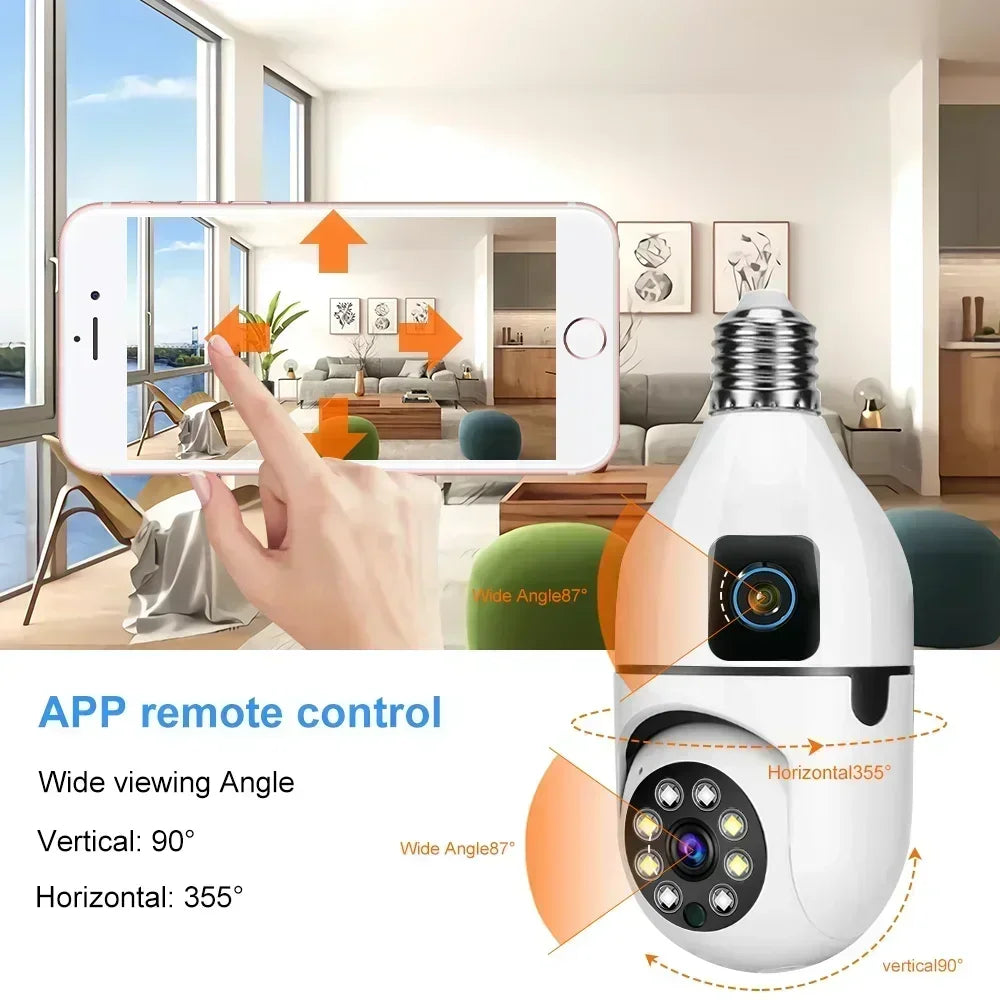 Easy Fix Bulb Wireless Camera 8 MP Ultra HD