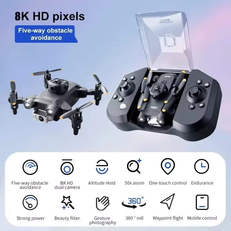 Mini Smart Drone with 8K HD Dual Camera