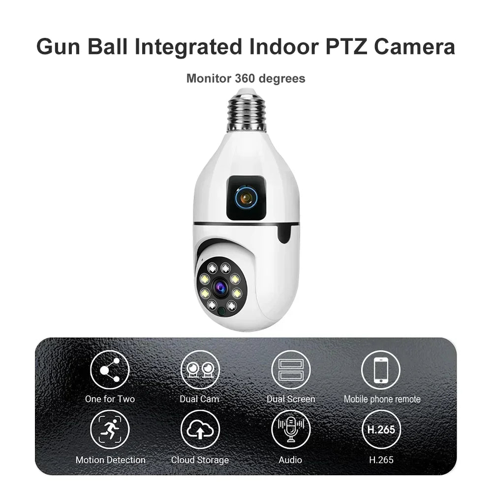 Easy Fix Bulb Wireless Camera 8 MP Ultra HD