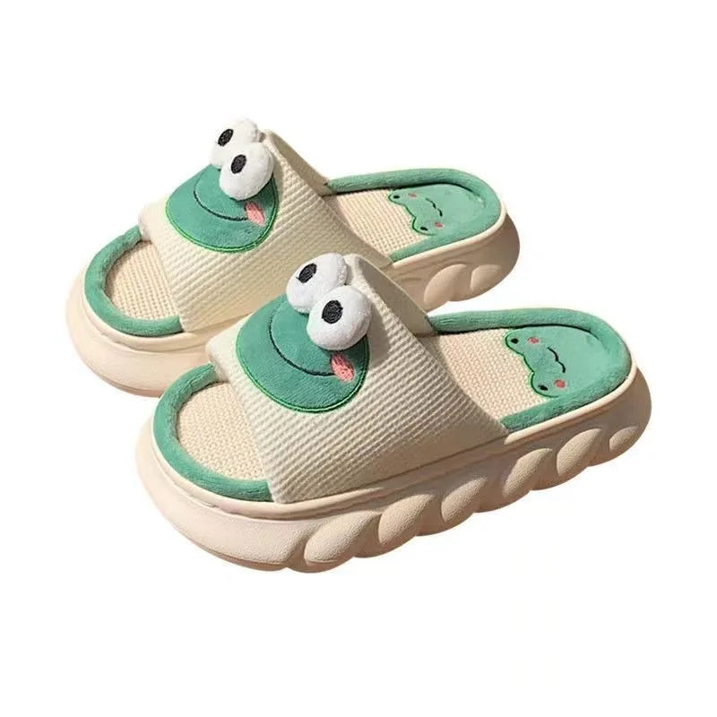 Women Cozy Froggie Dream Slippers