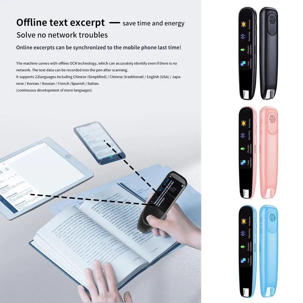 Scanning Translator Pen-123 Languages