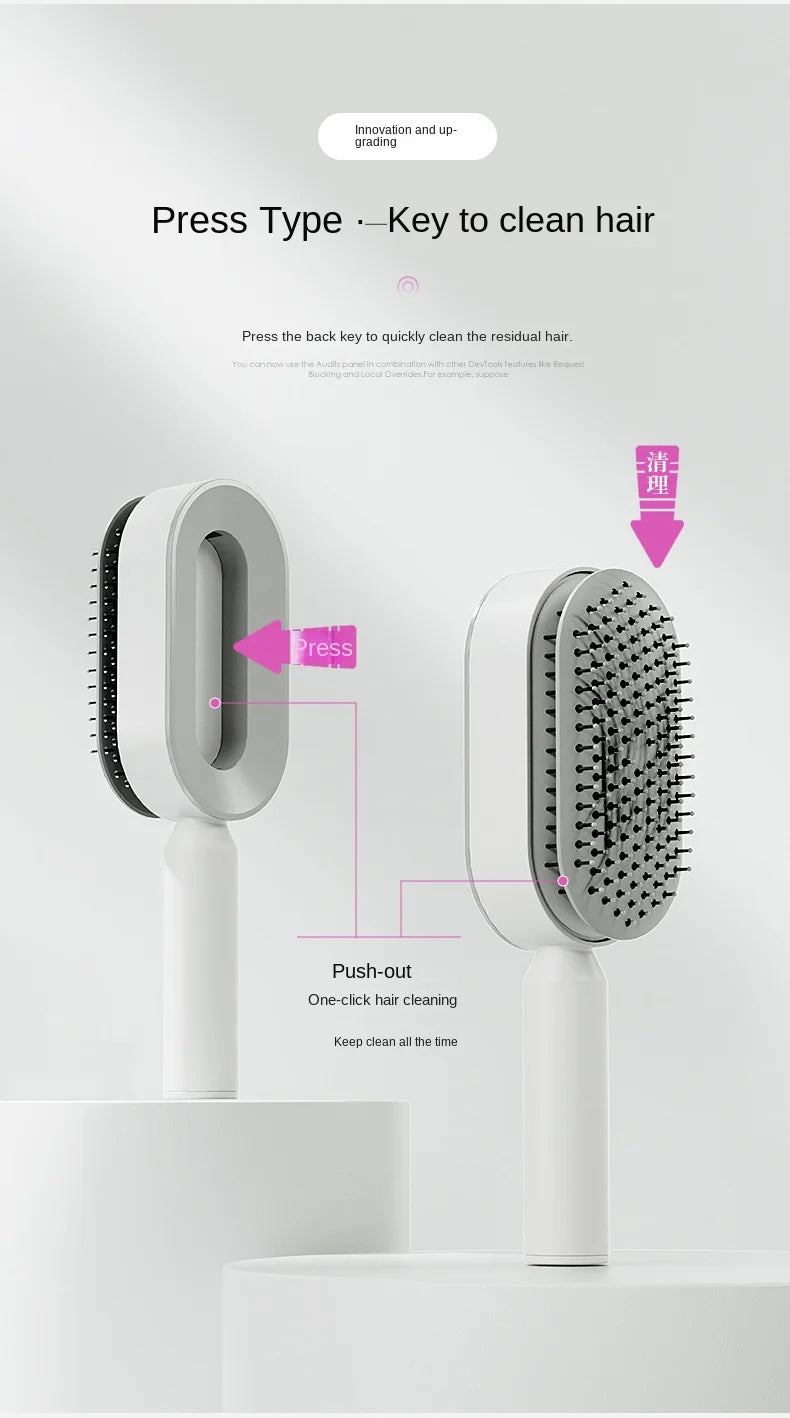 Self Cleaning Hair Brush