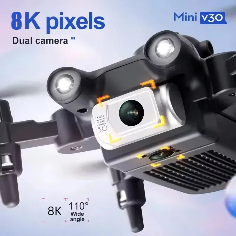 Mini Smart Drone with 8K HD Dual Camera