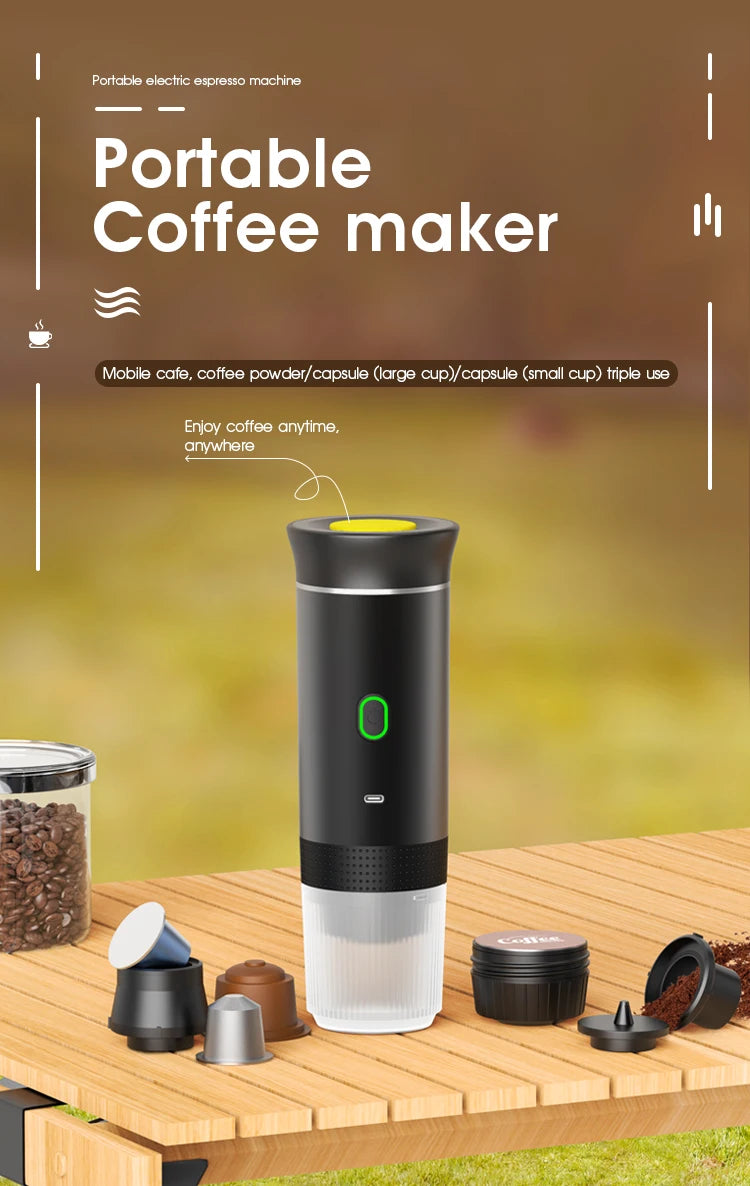 CafinaVento: Portable Espresso Coffee Machine