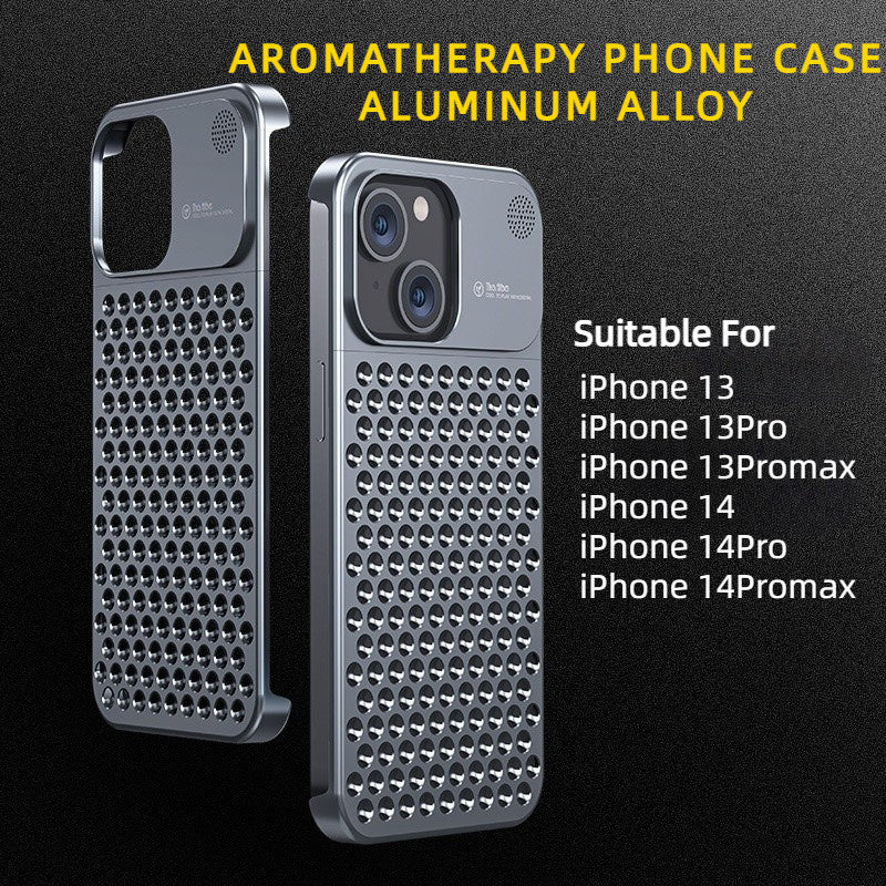 Aluminum Alloy Phone Case For 14 13 Pro Max Anti-fall Cover