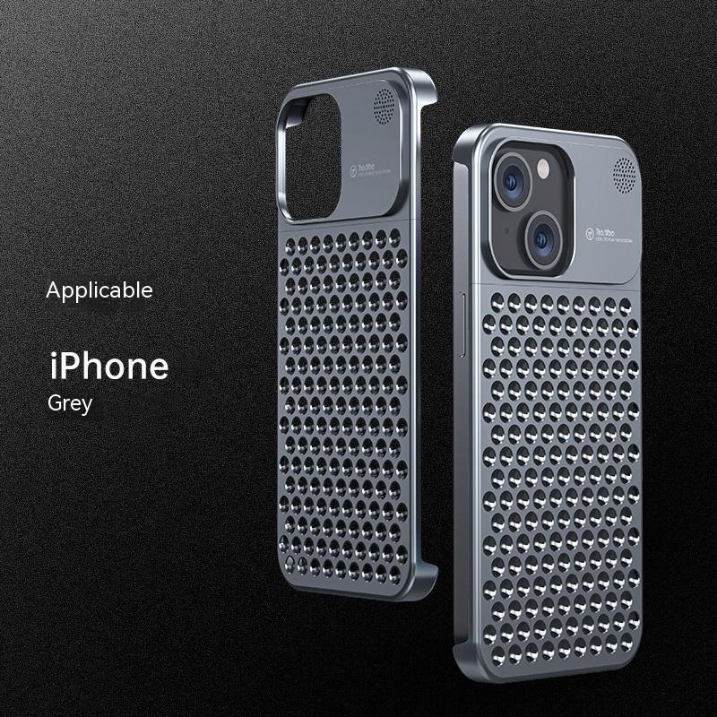 Aluminum Alloy Phone Case For 14 13 Pro Max Anti-fall Cover